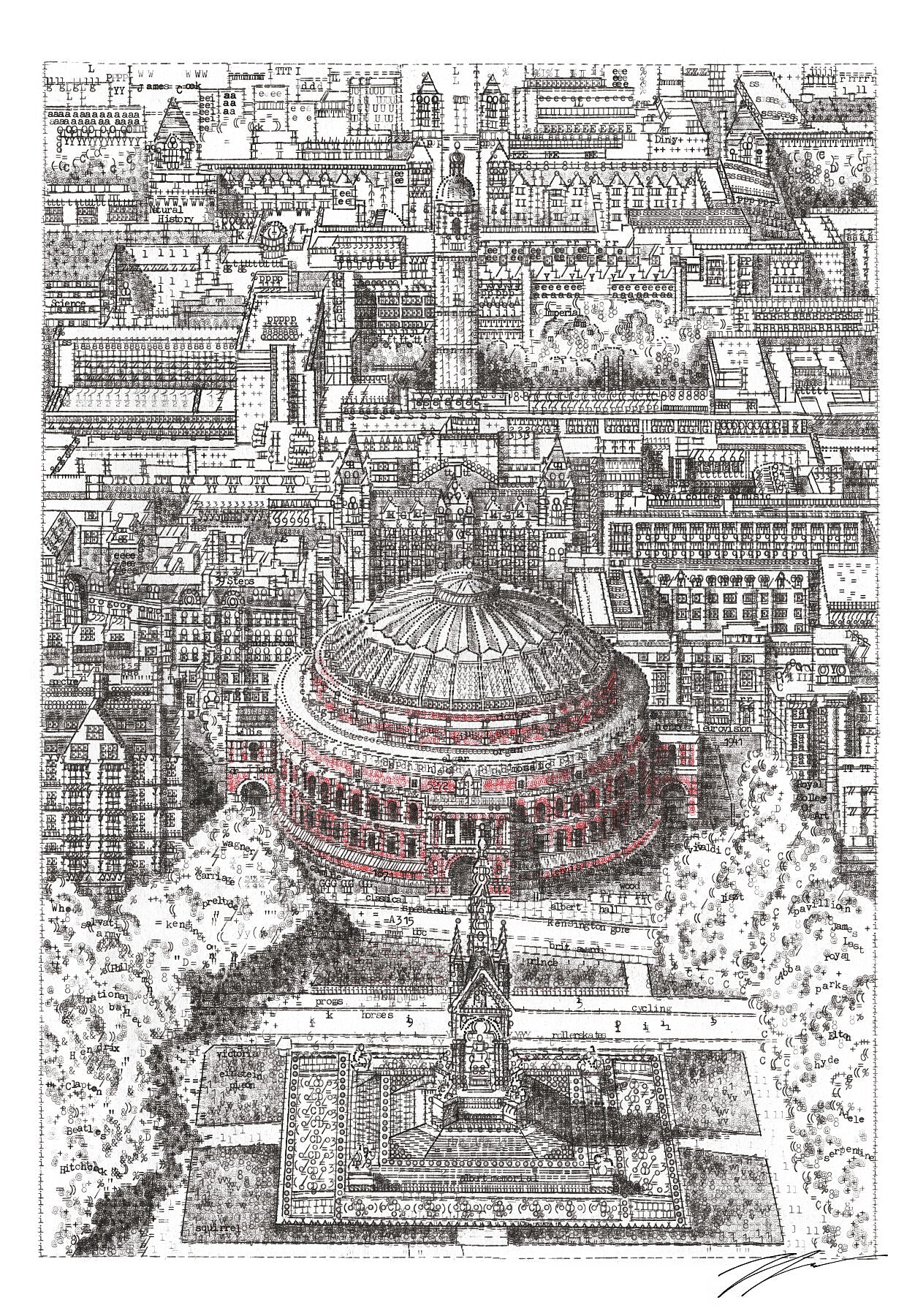 Royal Albert Hall – James Cook Artwork Shop